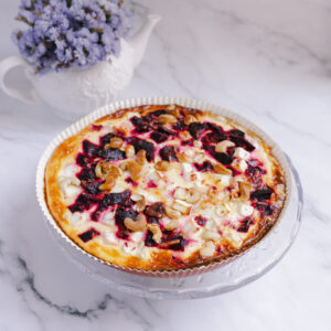 Quiche peedi, feta juustu ja India pähkliga
