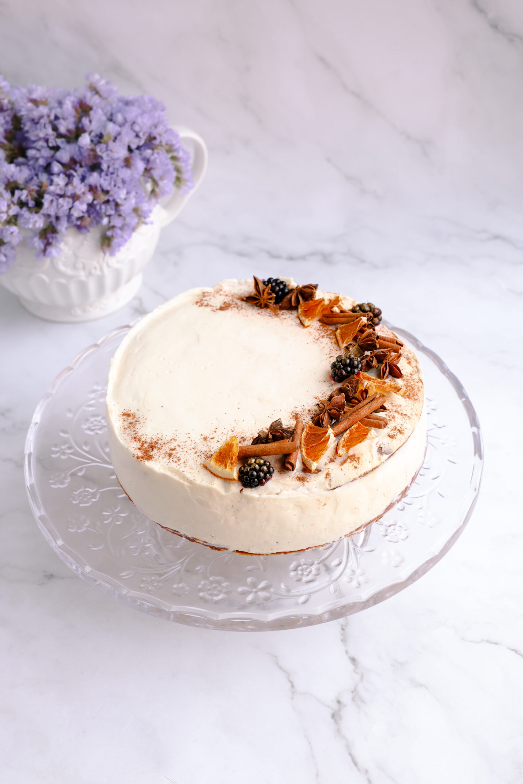 Vürtsikas kõrvitsa-juustukook